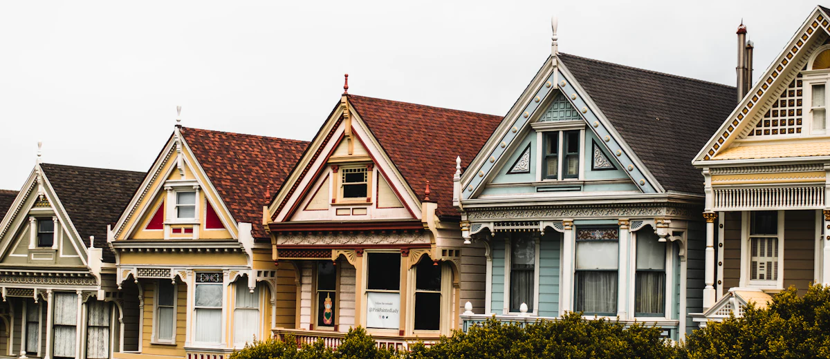 Representative photo: an older frame house