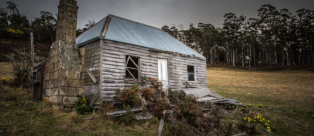 Representative photo: a rural farmhouse