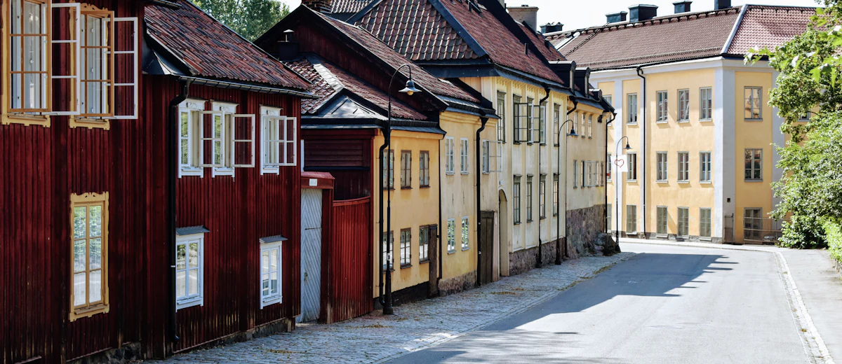 Representative photo: a townhouse row