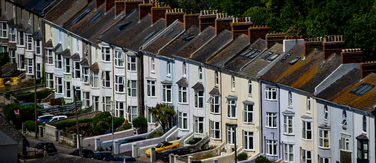 Representative photo: an apartment building