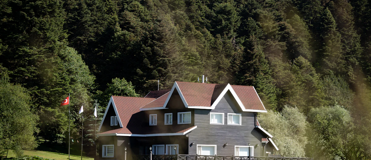 Representative photo: a large home on a big lot