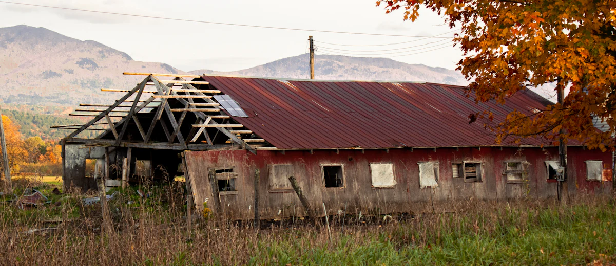 Representative photo: a rural farmhouse
